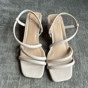 Kitten heel strappy sandal